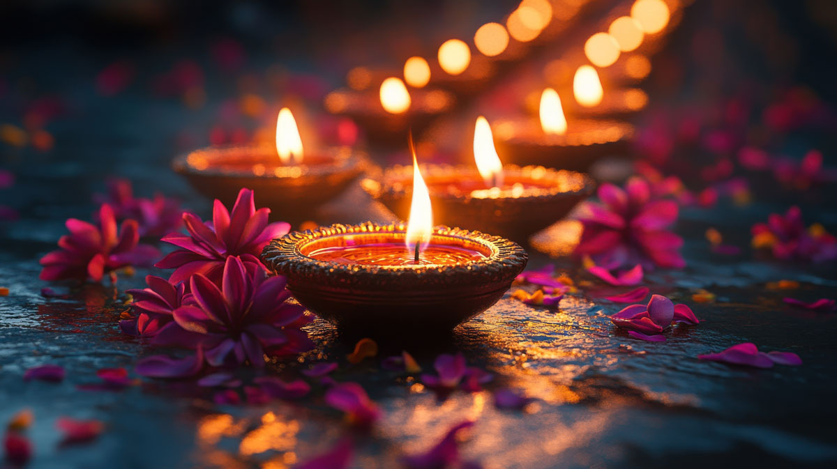 lumières Diwali